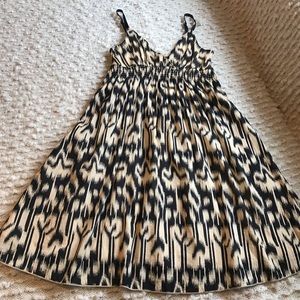 Derek Heart V-neck Abstract Sundress Size Large